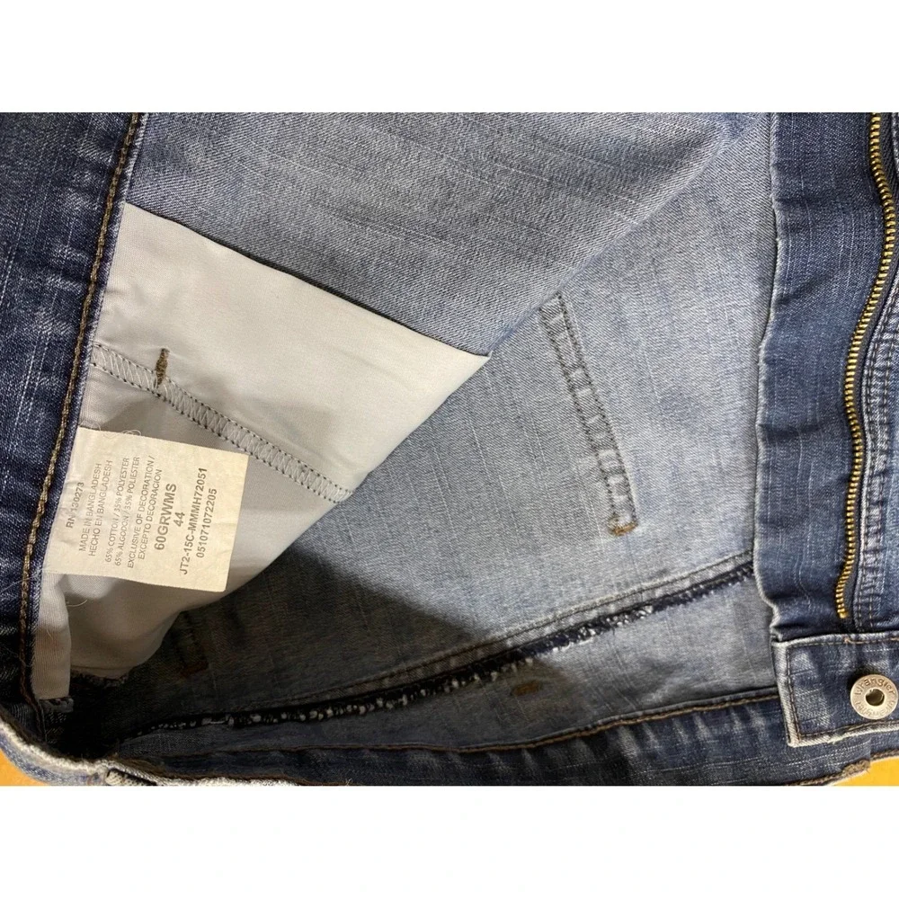 Wrangler Mens Denim Cargo Shorts Blue Relaxed Fit‎ Size 44